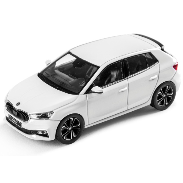 Macheta Oe Skoda Fabia A07 1:43 Alb Moon White 6VA099300S9R